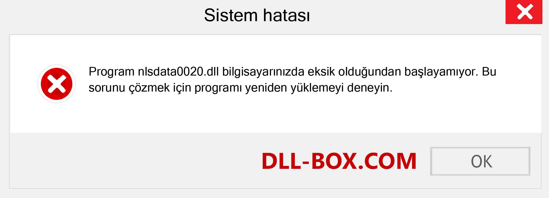 nlsdata0020.dll dosyası eksik mi? Windows 7, 8, 10 için İndirin - Windows'ta nlsdata0020 dll Eksik Hatasını Düzeltin, fotoğraflar, resimler